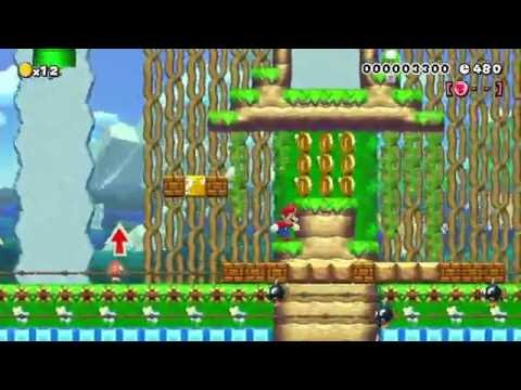 リフトのイバラ道走行　Thorn run of the lift by Tonkatsh - SUPER MARIO MAKER - No Commentary