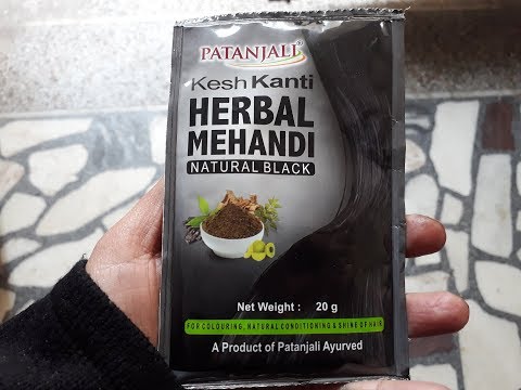 Patanjali herbal mehandi black colour