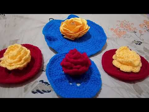 Crochet flowers 🌺🌺@prasanthi jayalath
