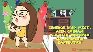 Download lagu Animasi Joget Lucu DJ PONG PONG Viral Story WA/IG/FB Kekinian mp3