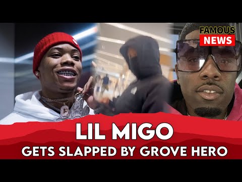 Lil Migo gets sl@pped by Grove Hero In Viral Airport Video | Famous News
