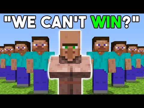 ULTIMATE VILLAGER BATTLE in Minecraft ft. Joll and Conk