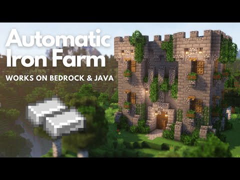 Automatic Iron Farm | Minecraft Tutorial | Java & Bedrock [1.20]