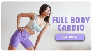 Download lagu 30 min Full Body Fat Burn Cardio | 30-Day Sweaty 30 Challenge  ~ Emi mp3