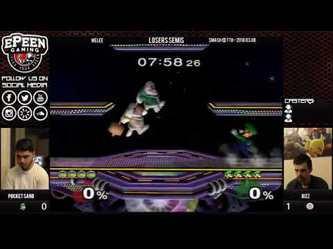 Smash @ TTH - PocketSand (Luigi) Vs. Bizz (Ice-Climbers) - Melee (Losers R2)