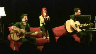 Paramore- &quot;Where the Lines Overlap&quot; *Acoustic* (HD) Live in Raleigh, NC July 23, 2010