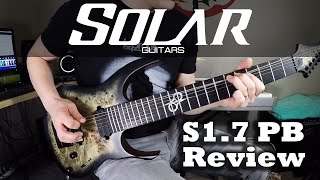 Video thumbnail for Solar Guitars S1.7 PB Review by Sum of Seven Official