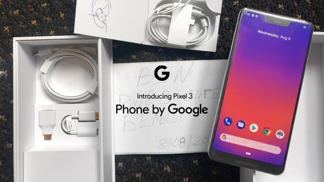 Google Pixel 3 XL - Unboxing And First Live Look !!