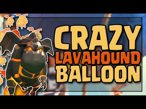 CRAZY LAVA HOUND BALLOON | Clash Royale Lava Hound Balloon Deck in Grand Challenges