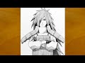 How To Draw Madara Uchiha Step By Step Anime Sketch Pencil Art Showcase