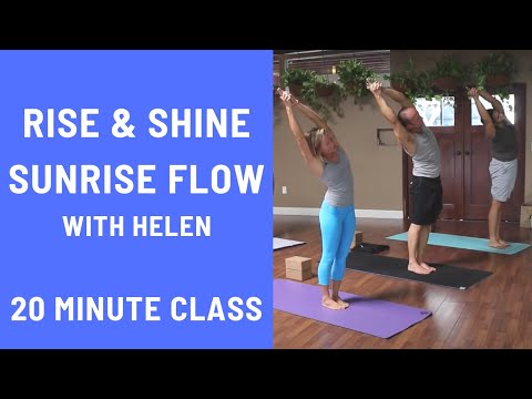 20 Minute Yoga Class - Rise & Shine Sunrise Flow