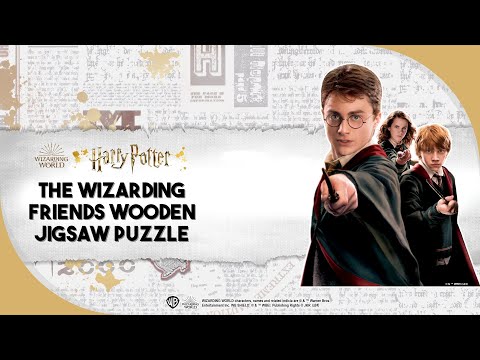 Harry Potter - The Wizarding Friends Wooden Jigsaw Puzzle - CraftHub