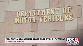DMV adds appointments at multiple locations