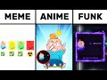 Mi Bombo Meme Vs Anime Vs Funk