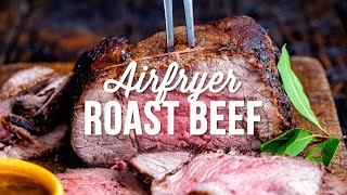 Easy & Delicious Air fryer Roast Beef |  Supergolden Bakes
