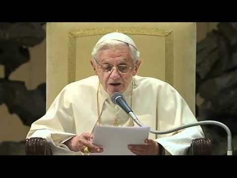 Click to Watch the Pope Benedict XVI Proclaims that Prayer Opens the Way to the Mystery of God's Plan   video