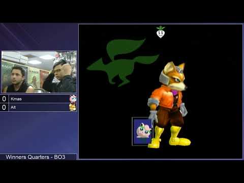 GSS 100 SSBM - Kmas (Jigglypuff) vs. Alt (Fox) - Melee WQF