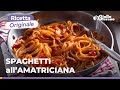 AMATRICIANA SPAGHETTI – Authentic Italian recipe 🍅🥓🍝