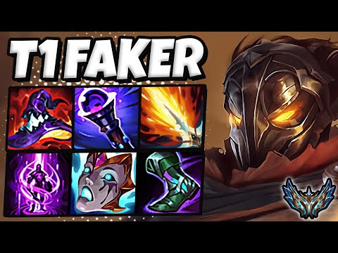 T1 Faker VIKTOR vs RYZE [ MID ] Patch 12.11 Korea Challenger ✅