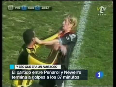 A puñetazos en el Peñarol-Newell's