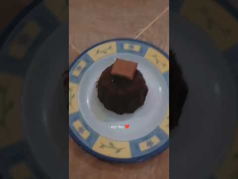 Eating lava cake 🎂#happy birthday mohib 🎀🎁🎆🎂🎊🎉🎈