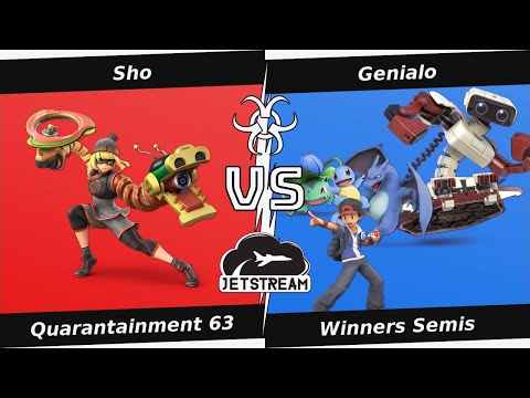 Quarantainment 63 Winners Semis - Sho (Min Min) Vs Genialo (PKM Trainer, ROB) - SSBU