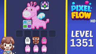 Pixel Flow Level 1351 Solution Walkthrough