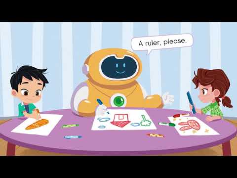 Let's Smile 1 Unit 8 Story - Here You Are