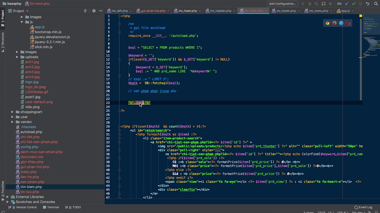 [Đồ án tốt nghiệp - Website bán hàng ] - Tìm kiếm sản phẩm