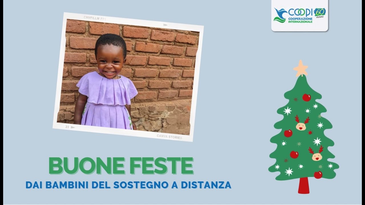 Dai bambini del Sostegno a Distanza di COOPI: auguri di Buone Feste!