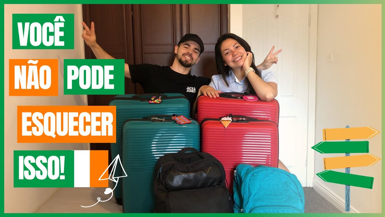 O QUE TRAZER NA MALA PARA O INTERCAMBIO NA IRLANDA 2023