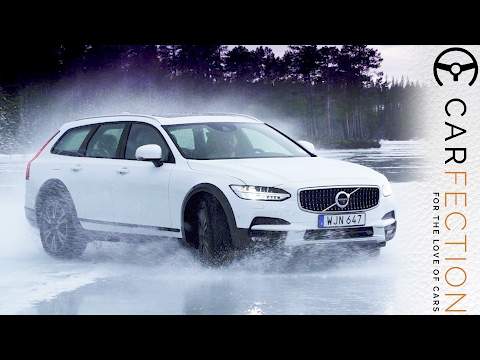 Ice Drifting With The Volvo V90 Cross Country - Carfection