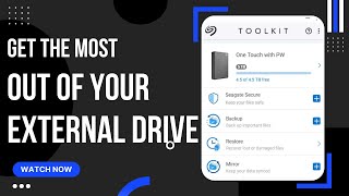 Seagate Toolkit: Best way to manage external hard drive space I Seagate toolkit tutorial