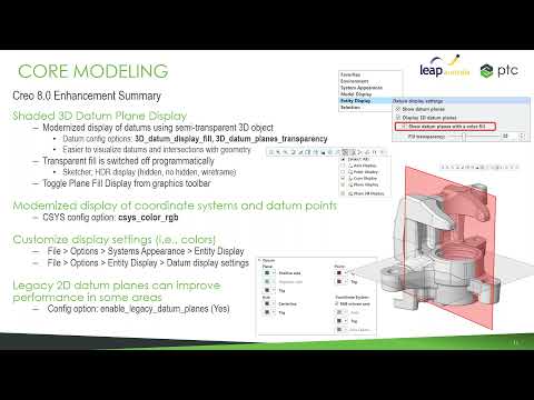 Creo 8 Launch: Core Modeling Enhancements - General (Part 2 of 11)