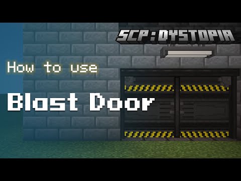 (OUTDATED) Blast Door Tutorial - SCP: Dystopia 2.0+ [Minecraft: Bedrock Edition]