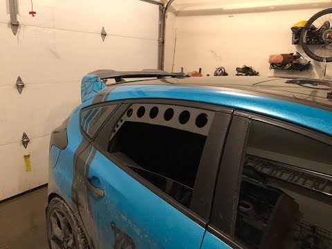 DIY Custom Rally Window Vents Focus ST