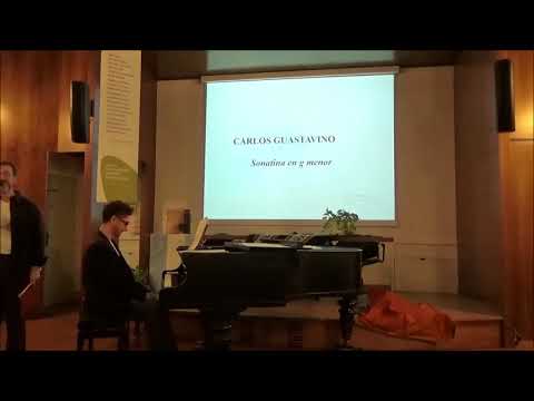 Carlos Guastavino - Sonatina. 1° movimiento (Extracto Postales de Argentina)