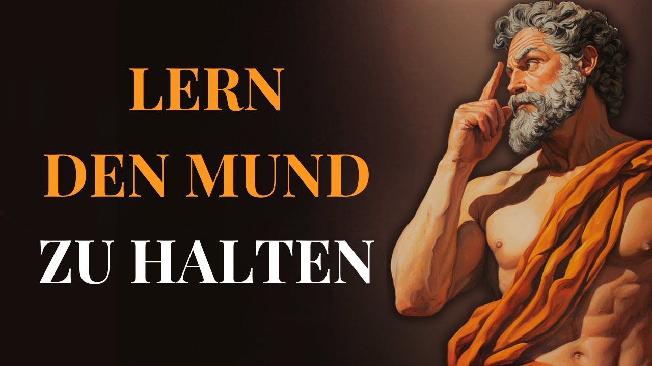 Hör auf, alles aus deinem Leben zu erzählen | 10 Lektionen des Stoizismus.