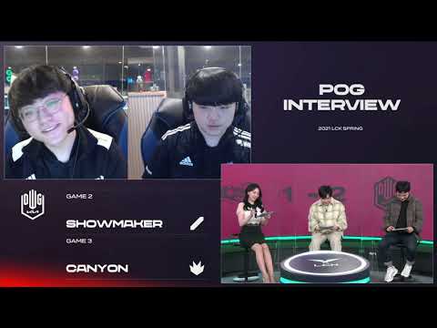 Interview with ShowMaker, Canyon | KT vs. DK H/L 02.17 | 2021 LCK Spring Split