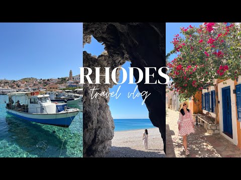 RHODES VLOG | 5 Days in Rhodes - Best Beaches & Restaurants | Day Trips to Symi & Chalki
