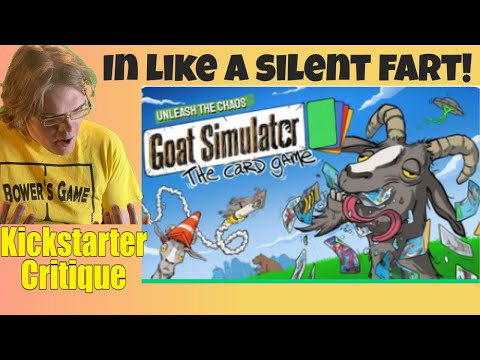 Goat Simulator: The Card Game - Surprised its not more - Kickstarter Critique Review