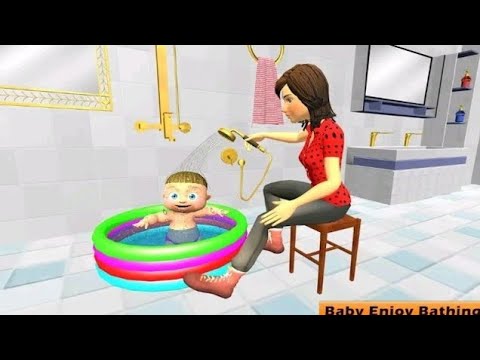 New Virtual Mother Life Simulator  - Baby Care Games #2 - Android Walktrough