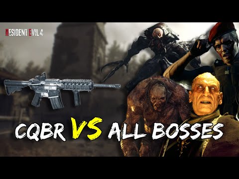 Max Level CQBR VS All Bosses in Resident Evil 4 - With Timestamps | Professional Difficulty