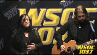 103.7 WSOC&#39;s Studio Performance: Caitlin &amp; Will singing &quot;No Address in Stars&quot;