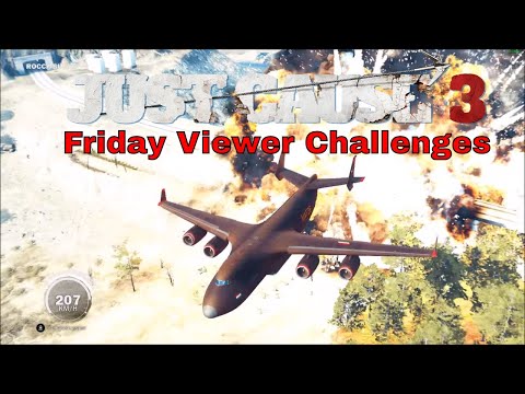 Just Cause 3 bombing trains with planes 2