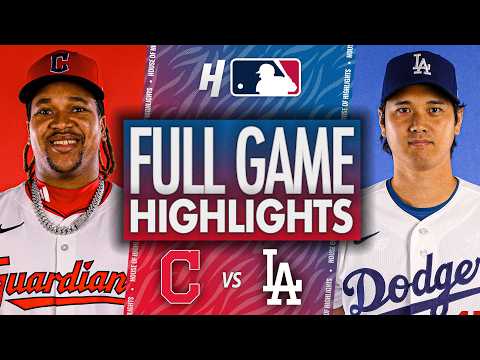 LA다저스 VS 클리블랜드 2:4 MLB 스포츠하이라이트