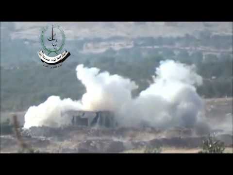 استهداف مقرات النظام بقذائف الهاون في بيت الراعي في وادي الضيف في ريف إدلب من قبل لواء مغاوير الشرق