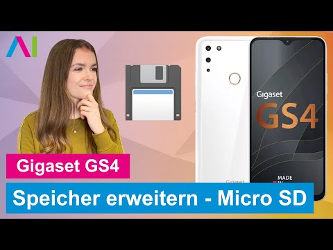 Gigaset GS4  - Micro-SD-Karte einlegen | Speicher erweitern • 💾 • 📲 • 📈 •