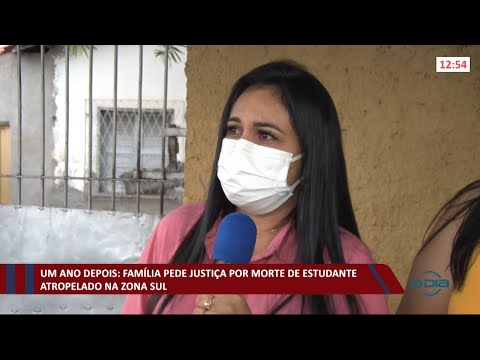 Família pede justiça um ano depois de atropelamento de adolescente na zona sul 30 03 2021