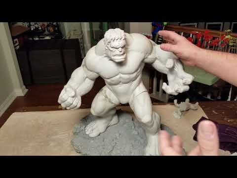 WIP #1 1/4 Hulk sculpted by Andy Bergholtz and produced by Mad-X
